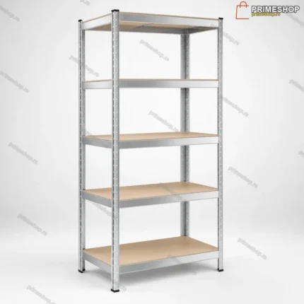 Metalna Montažna Polica 180×90×45 cm – 5 Nivoa, Nosivost 265 kg