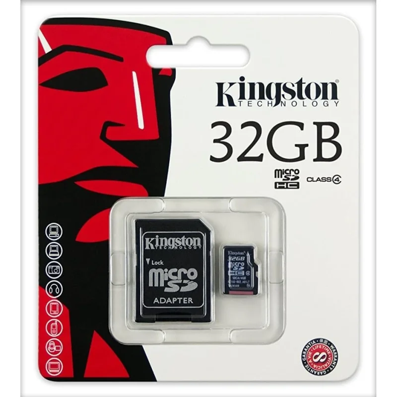 MicroSD kartica 32 GB klase 10 sa SD adapterom microSD 32 GB - prednja strana