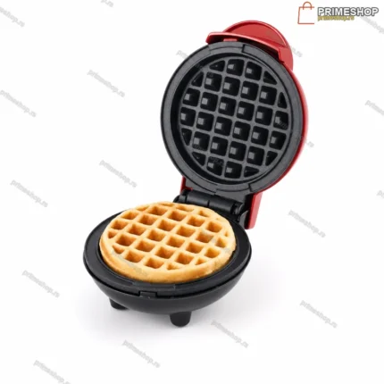 Mini Aparat za Vafle – Nelepljiva Ploča, 350W, Crveni