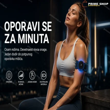 Mini elektro masažer – leptir masažer sa 8 režima i 19 nivoa jačine