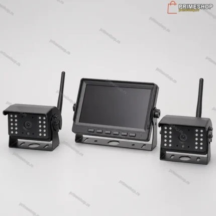 Monitor 7inci + dve wifi bezicne kamere za kamion, kombajn