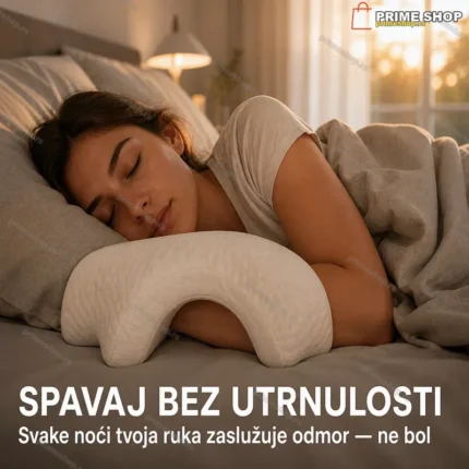 Ortopedski jastuk od memorijske pene za ruku — sprečava utrnulost pri spavanju