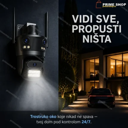 P12 Wi-Fi PTZ Kamera sa 3 sočiva