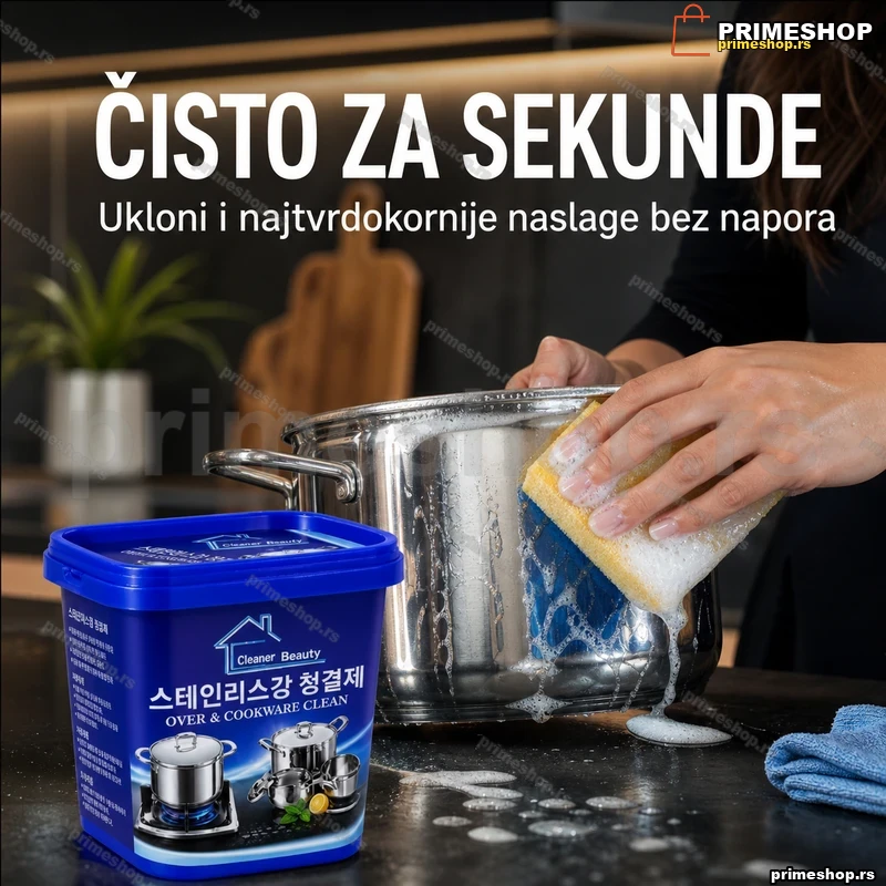 Pasta za čišćenje tvrdokornih naslaga i masnoće — Pasta za čišćenje tvrdokornih naslaga i masnoće —