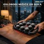 Perkusioni masažer sa 8 glava i 30 nivoa intenziteta