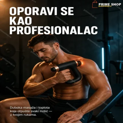 Pištolj Masažer i Grejač 3 u 1 – Fascial Gun HB007, 32 Brzine
