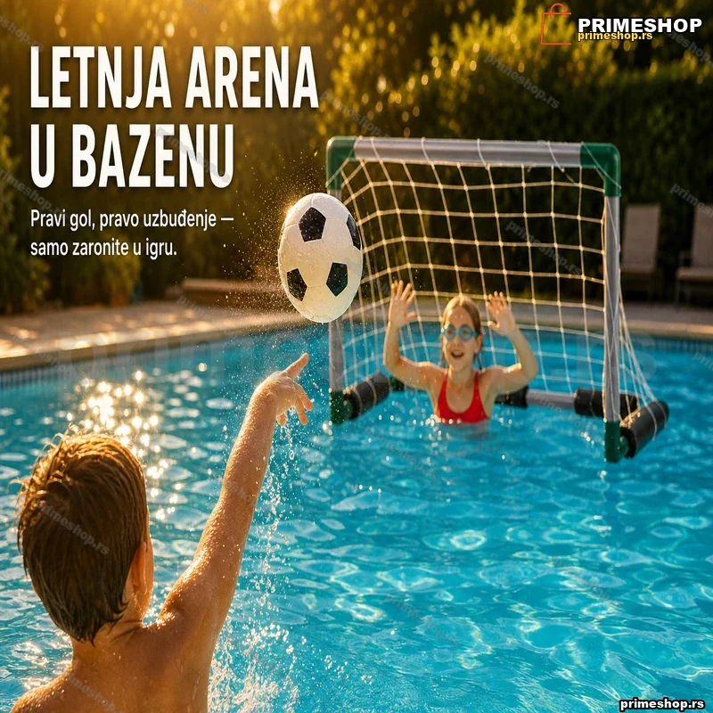 Plutajući vaterpolo gol — set za igru u bazenu Plutajući vaterpolo gol — set za igru u bazenu