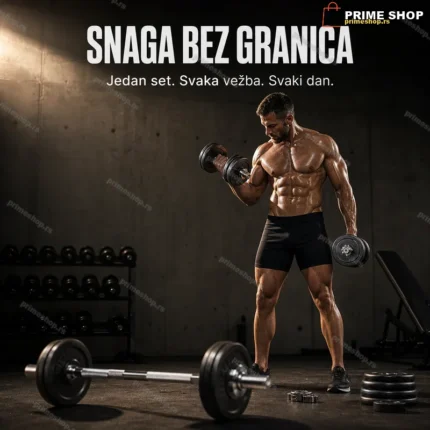 Podesive bučice 50kg set sa šipkom za bendz vežbe