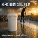 Poliuretanski Vodootporni Premaz 1kg – Hidroizolacija za Krov, Terasu i Kupatilo