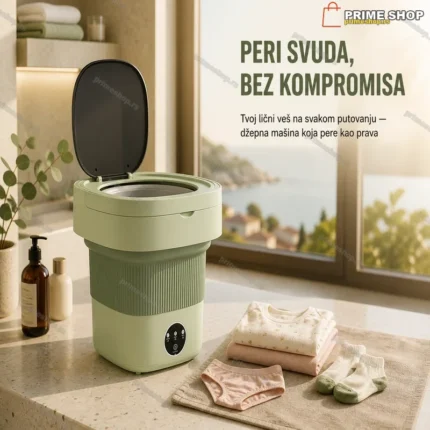 Prenosiva Električna Mašina za Veš 9L – Kompaktno Pranje Gde God Zatreba