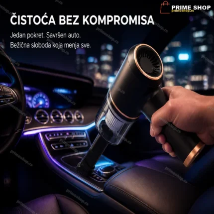 Prenosivi Auto Usisivač 4u1 – Bežični usisivač za auto i dom