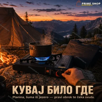 Prenosivi Plinski Rešo sa Kofrom – Kampovanje, Izleti i Outdoor Kuvanje