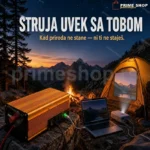 Pretvarač Napona 12V na 220V 2000W — Inverter za Kampovanje i Vikendice