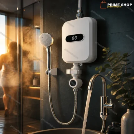 Protočni Bojler sa Tušem i Slavinom Temmax 3500W — Kupatilo i Kuhinja