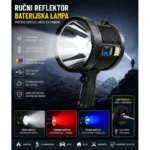Punjiva LED ručna reflektorska lampa — UltraBeam X Pro