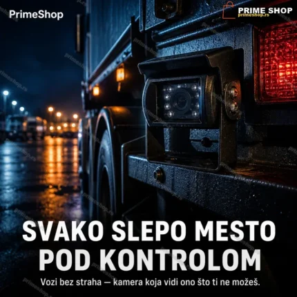 Rikverc Kamera za Vozila — Kombi, Kamion, Autobus, Kombajn