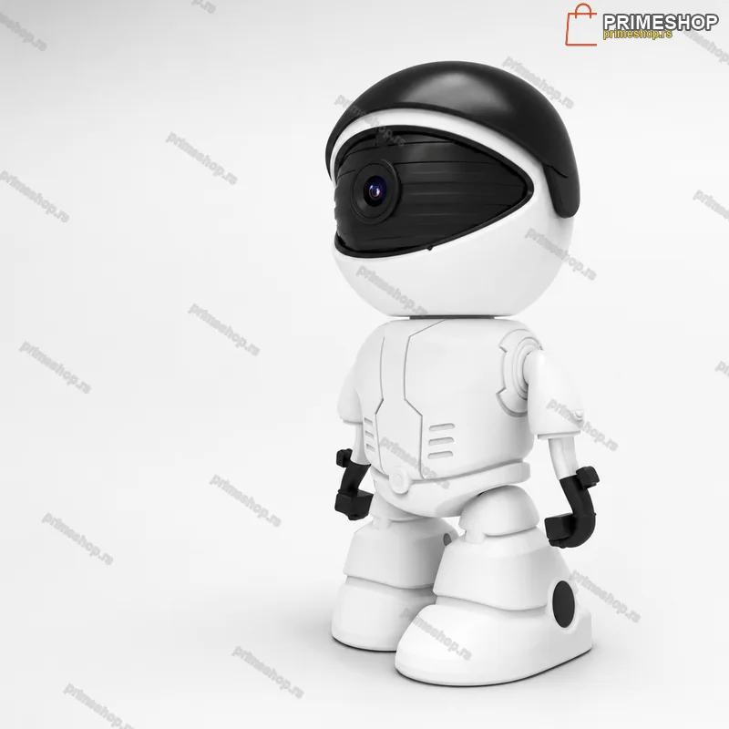 Robot WiFi Kamera za Kuću — HD Noćni Vid, Detekcija Pokreta, Dvosmerni Zvuk