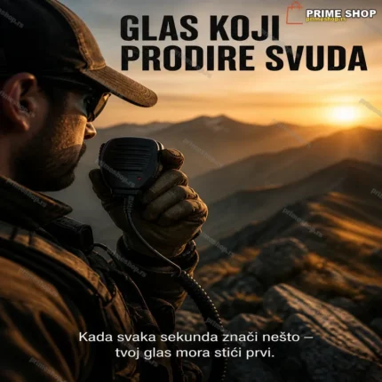 Ručni Mikrofon sa Štipaljkom za Baofeng i Kenwood Radio Stanice