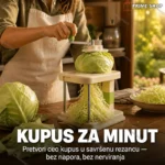 Ručno sečko za kupus od nerđajućeg čelika — precizno i lako čišćenje
