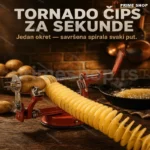 Sečko za Tornado Čips – Spiralni Rezač Krompira od Nerđajućeg Čelika