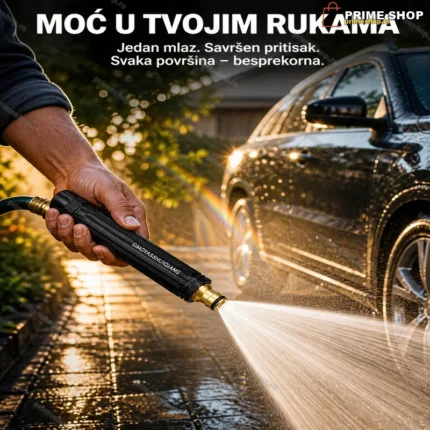 Set Mlaznica za Baštensko Crevo – Mesing, 3 Režima Prskanja