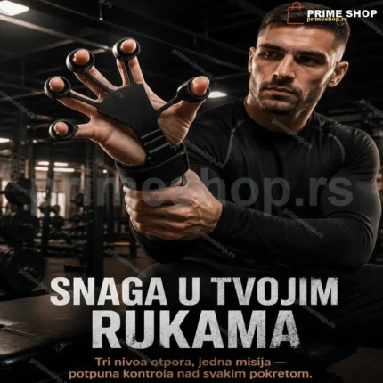 Silikonski trener za jačanje prstiju i šake — 3 nivoa otpora