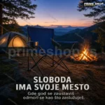 Sklopiva Kamp Stolica 80×51×74 cm – Lagana, Do 120 kg
