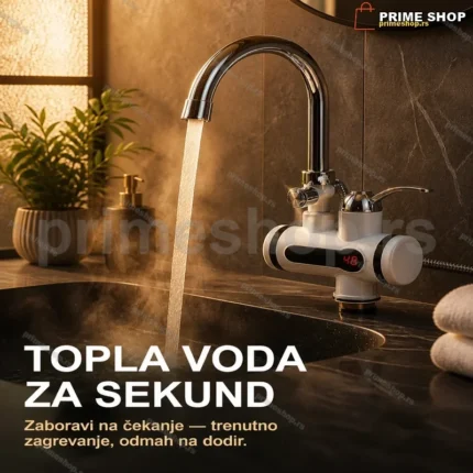 Slavina za Sudoperu sa Tušem i Trenutnim Zagrevanjem 3000W