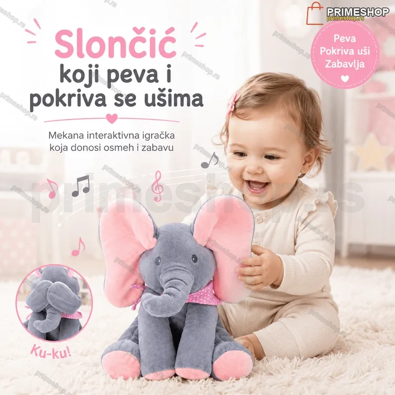 Slončić Koji Peva i Pokriva se Ušima Slončić Koji Peva i Pokriva se Ušima