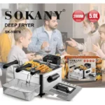 Sokany friteza na ulje 5 L — za kućno i komercijalno prženje