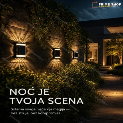 Solarna zidna lampa za dvorište – SolarWall
