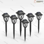 Solarne baštenske LED lampe za dvorište – set od 6 komada