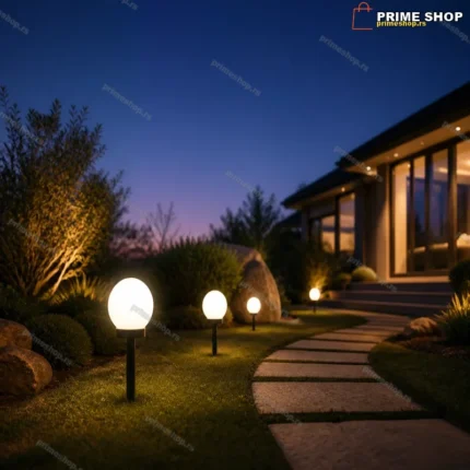 Solarne lampe za dvorište i baštu set 4 komada