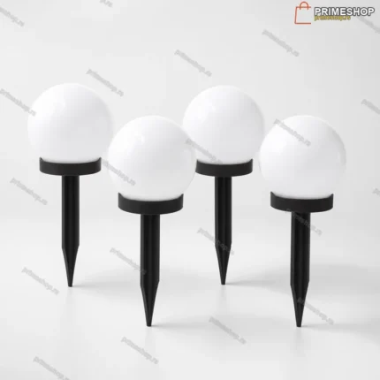 Solarne LED Lampe za Baštu i Dvorište – Set od 4 Komada