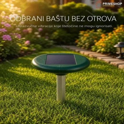 Solarni rasterivač KRTICA, ZMIJA i ostalih štetočina 1+1 GRATIS