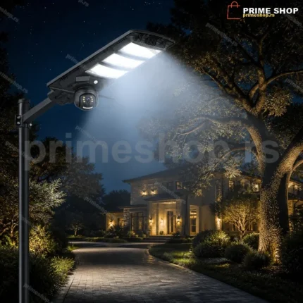 Solarni Ulični Reflektor 1000W sa PTZ 4G IP Kamerom – 2u1 Sistem
