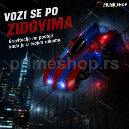 Spajdermen Auto na Zidu – RC Autić koji se Vozi po Vertikalnim Površinama