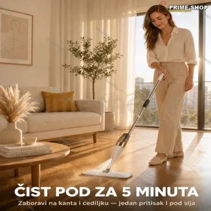 Spray Mop - Džoger za pod sa raspršivačem i mikrofiber krpom