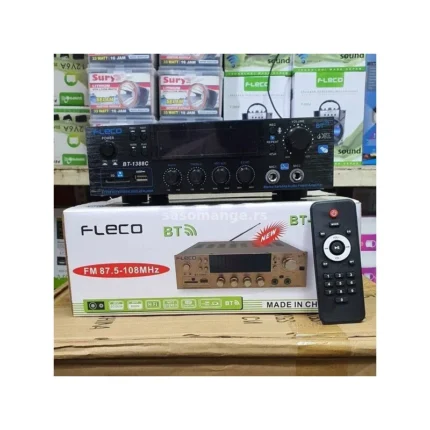 Stereo Bluetooth pojačalo BT-1388C sa FM radiom i daljinskim