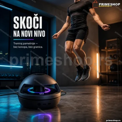 Trenažer za skakanje — mašina za preskakanje užeta sa LED i zvučnikom