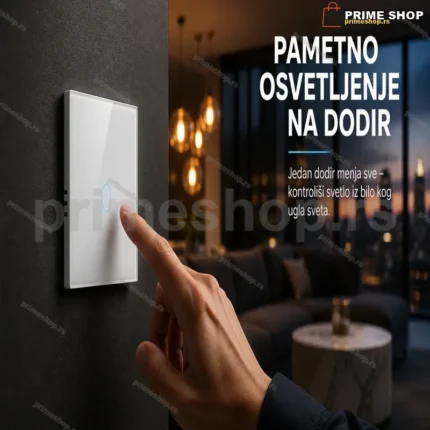 Tuya WiFi Pametni Prekidač na Dodir – Daljinsko Upravljanje Rasvetom