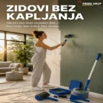 Valjak za krečenje Paint Roller — set 6 delova bez kapljanja farbe