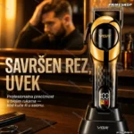 VGR V-166 bežična mašinica za šišanje i konture sa LCD ekranom