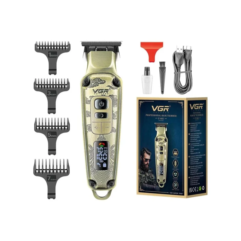 VGR V-901 mašinica za šišanje — metalno kućište, 7000 RPM VGR V-901 mašinica - u upotrebi