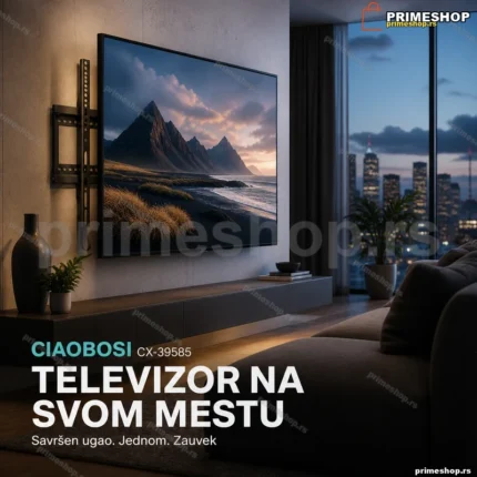 Zidni fiksni nosač za televizor 60–120 inča, do 50 kg