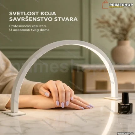 Stona LED lampa za manikir Half Moon 55cm — 25W polumesec