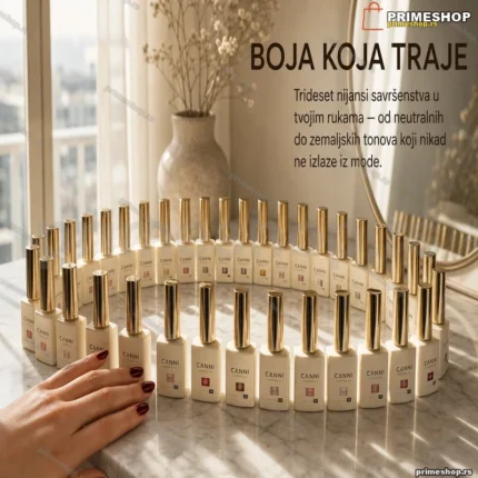 CANNI CC3 set gel lakova — 30 bočica po 9 ml, HEMA free formulacija