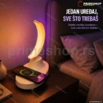 LED lampa sa Bluetooth zvučnikom i bežičnim punjačem F-21