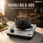 Električna ringla KD-4046 — mini šporet sa jednom pločom 1500 W
