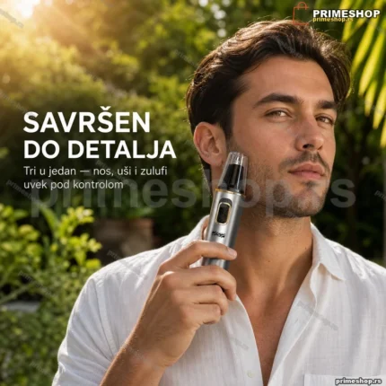 DSP 40032 trimer set 3u1 — nastavci za nos, uši i zulufe